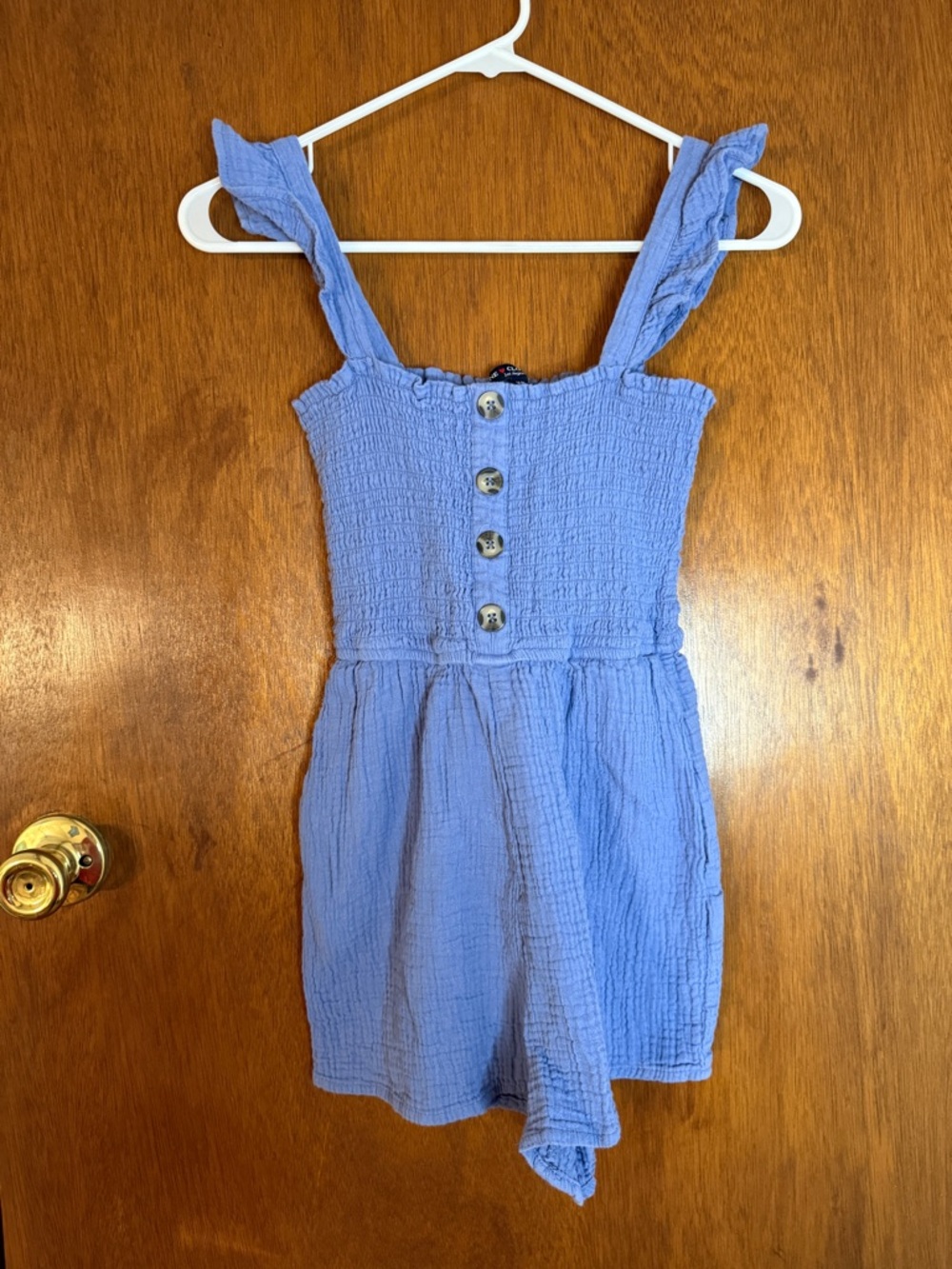 ONE ♥ CLOTHING Smocked Romper for Teens and Young Adults